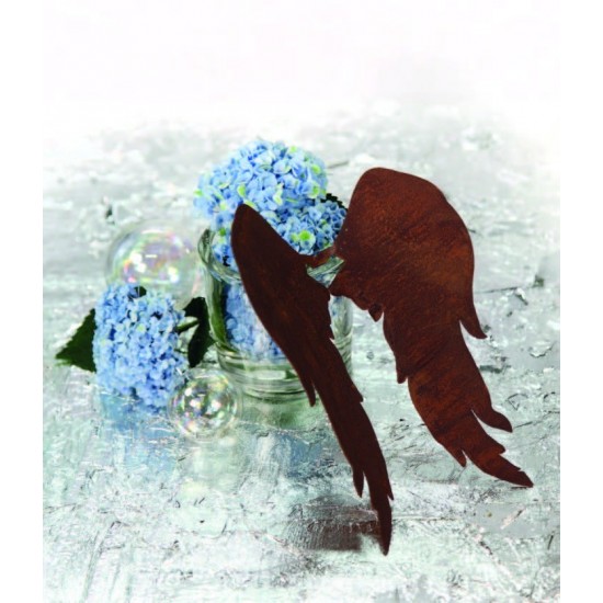 langer Flügel für Vasen bis 1cm Rand Höhe 28 cm 