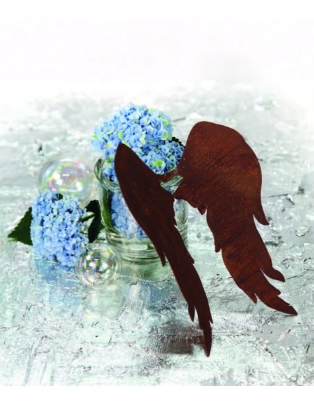 langer Flügel für Vasen bis 1cm Rand Höhe 28 cm 