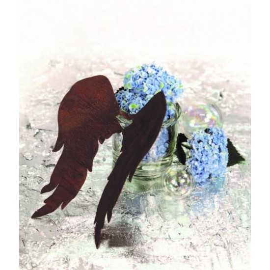 langer Flügel für Vasen bis 1cm Rand Höhe 28 cm 