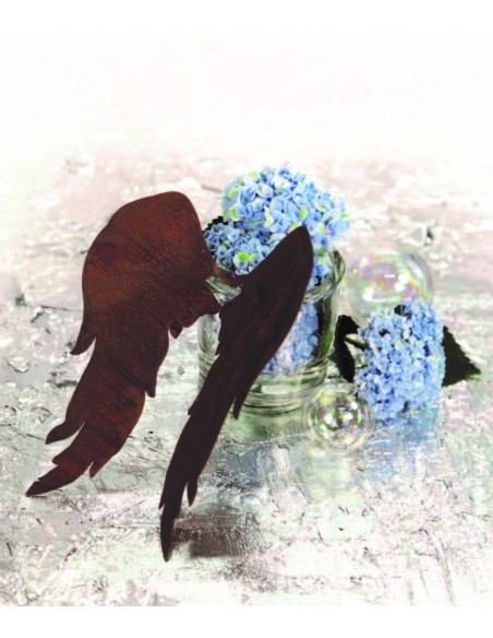 langer Flügel für Vasen bis 1cm Rand Höhe 28 cm 