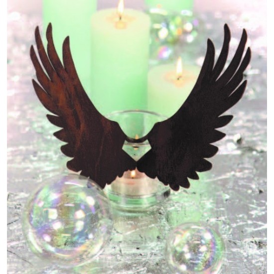 gespreizter Flügel für Vasen bis 1 cm Rand Höhe 16 cm