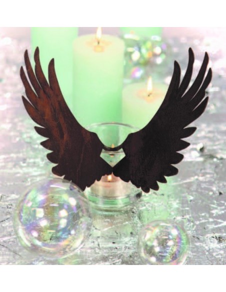 gespreizter Flügel für Vasen bis 1 cm Rand Höhe 16 cm