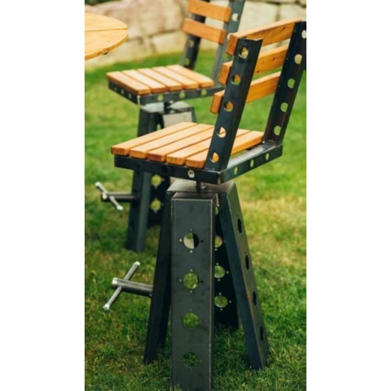 Barhocker 120 cm hoch für Grillstelle Factory