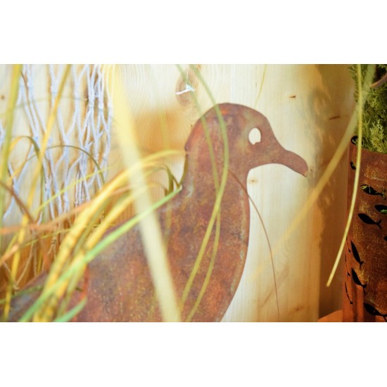 Rost Deko Möwe für den Garten aus Metall Gartendeko