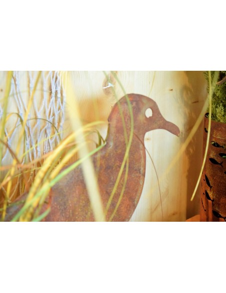 Rost Deko Möwe für den Garten aus Metall Gartendeko