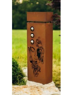 Säule Buddha Höhe 115 cm