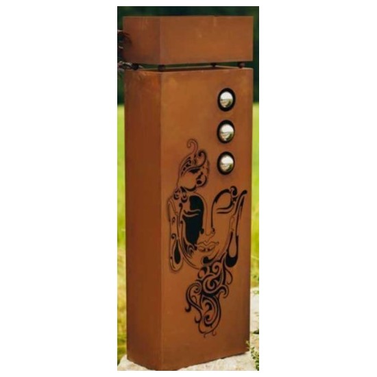 Säule Buddha Höhe 115 cm