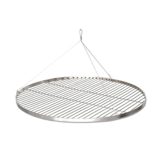 XL Edelstahl Grillrost 100 cm Ø für Grillstelle und Grillplatz selber bauen Gartengill selber machen