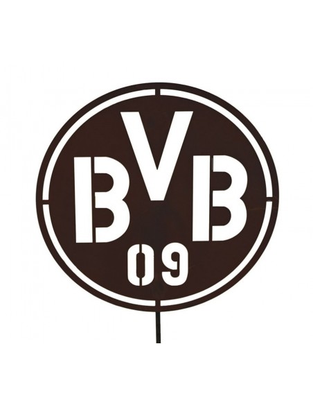 Edelrost Gartenstecker Mit Bvb Logo Als Fanartikel Kaufen