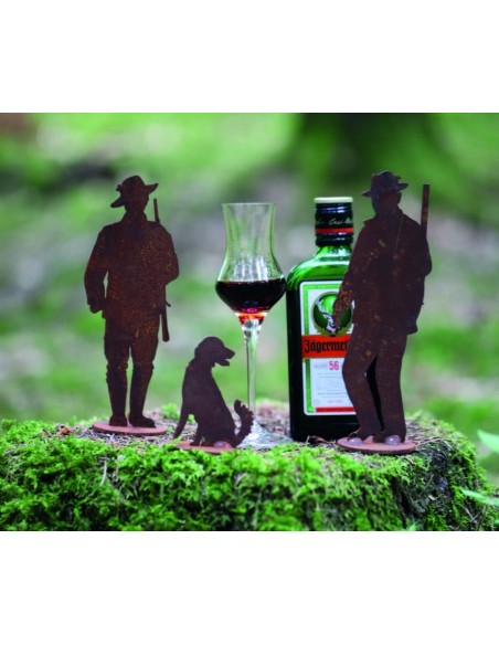 Geschenk für Jäger Landhausdeko Jäger als Fensterbank Deko