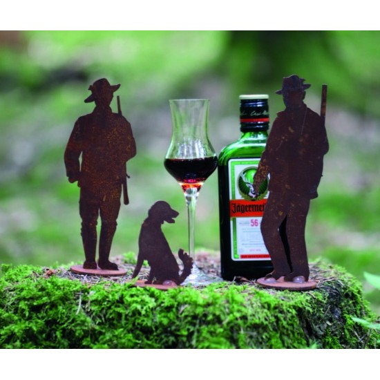 Geschenk für Jäger Landhausdeko Jäger als Fensterbank Deko