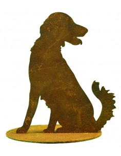 Geschenk für Jäger Landhausdeko Kleiner Jagdhund als Fensterbank Deko