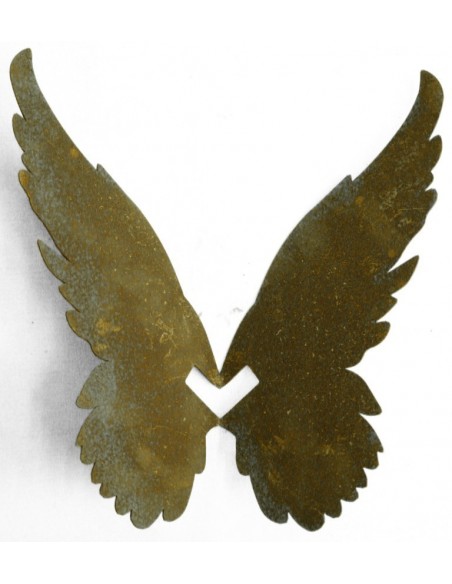 Engelsflügel aus Edelrost zum Einhängen in Vasen Gläser  Einarbeiten in Gestecke Dek, Metall Kerzenhalter Teelichthalter
