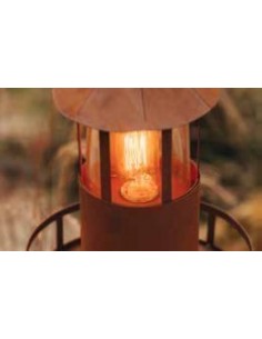 Deko Leuchtturm aus Metall für den Garten - Gartendeko maritim mit Edelrost vom Metallmichl 2