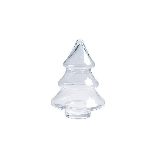  Weihnachtsbaum aus Glas, Höhe 38cm, Ø18 cm | Weihnachtsdeko im Glas  