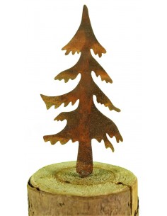 Edelrost Baum Stecker zum Einschrauben in Holz, Höhe 20 cm 2