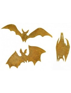 Edelrost Fledermaus hängend Var. 3 zum Hängen, Breite ?? cm 2
