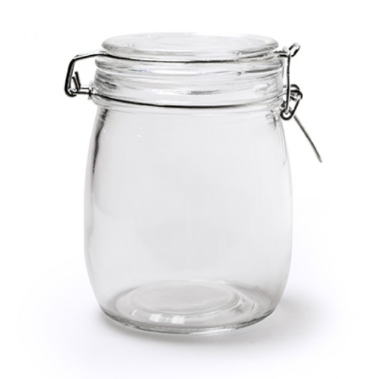 Einmachglas mit Bügelverschluss Höhe 14cm