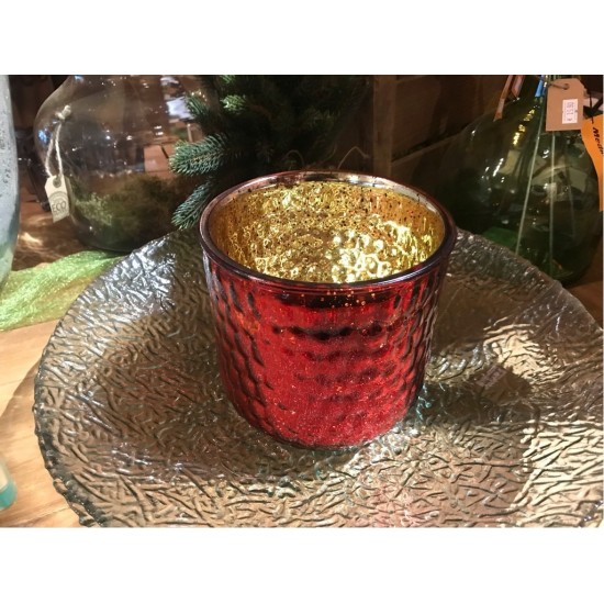 Deko Vase aus Glas für Weihnachtsdeko