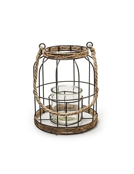 Deko Laterne mit eingebauetem Windlicht für Individuelle Deko 