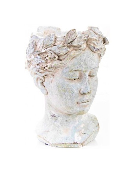 Pflanztopf Büste aus Keramik klein - Höhe 21,5 cm