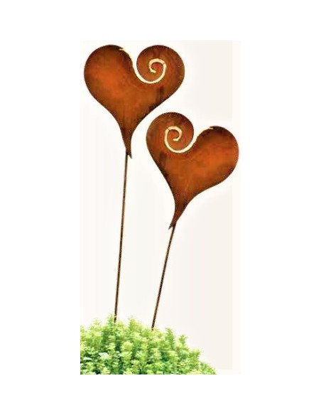 Goldherz mit Curl und Golddekor - Stimmungsbild