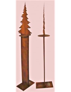 XXL Bäume ab 120 cm Edelrost Tannenbaumstele auf Standplatte - Gr. 4 Höhe 150 cm Edelrost Tannenbaumstele auf Standplatte Gr. 4
 2
