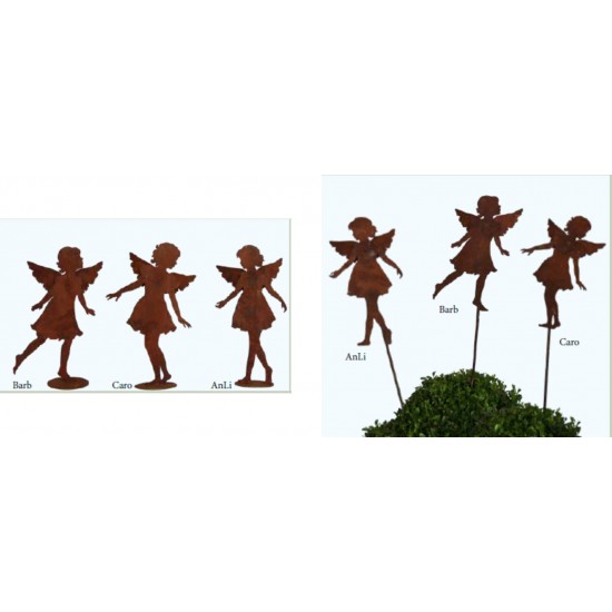 Edelrost Gartenengel Stimmungsbild 