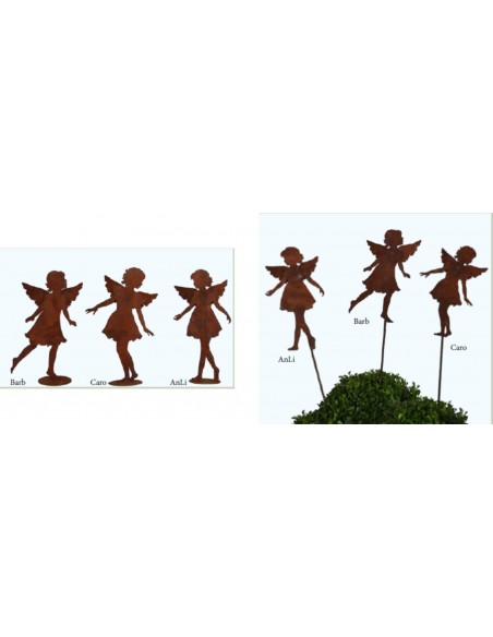 Edelrost Gartenengel Stimmungsbild 