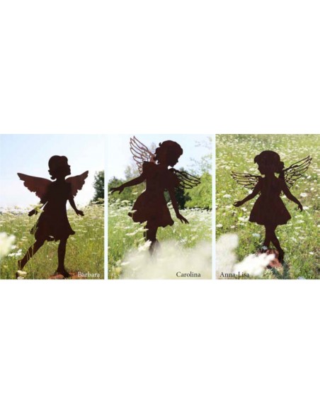 Edelrost Gartenengel XXL Übersicht