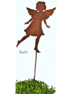 Gartenengel "Barbara" als Gartenstecker - Höhe 25 cm, Gesamthöhe 85 cm