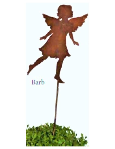 Gartenengel "Barbara" als Gartenstecker - Höhe 25 cm, Gesamthöhe 85 cm