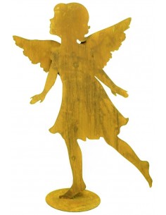 Gartenengel "Barbara"mittel auf Standplatte - Gr. 2 Höhe 48 cm