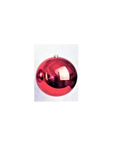 Christbaumkugel rot zum Hängen Ø 30 cm (Kunststoff)