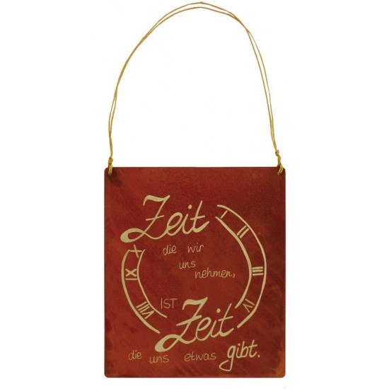 Tafel Zeit inkl. Beschriftung 