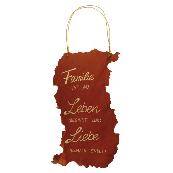 Edelrost Tafel Liebe Inkl Beschriftung Online Kaufen