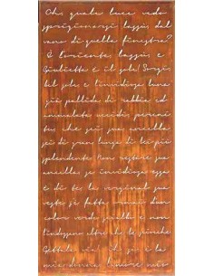 Edelrost Sichtschutzwand "Romance" - H x B 202 x 102 cm