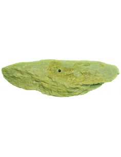 Schiefer Stein mit 6 mm Bohrung als Standplatte - max. L x B x H: 40 x 15 x 5 cm