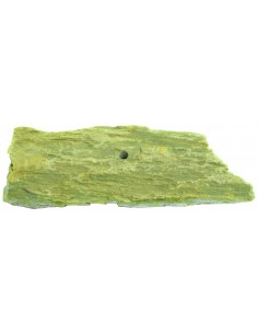 Schiefer Stein mit 8 mm Bohrung als Standplatte - max. L x B x H: 40 x 15 x 5 cm