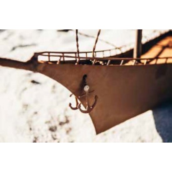 Edelrost Segelschiff "Princess" Höhe 125 cm