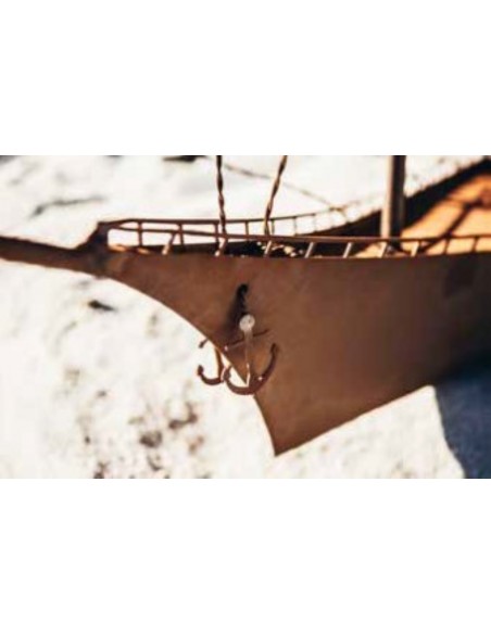 Edelrost Segelschiff "Princess" Höhe 125 cm