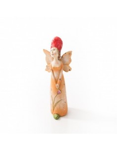 Blumenmädchen Zoela groß mit Mütze Polyresin