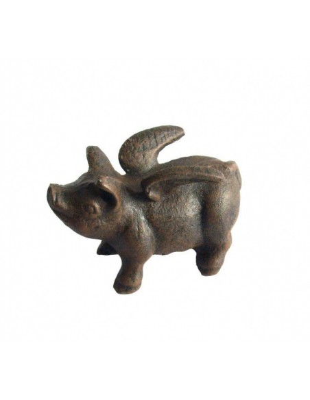 Glücksschwein mit Flügel