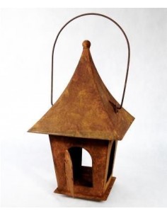 Vogelhaus spitzes Dach mit Tür