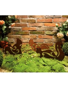 Eichhörnchen Ornament 2 hoher Schwanz 2