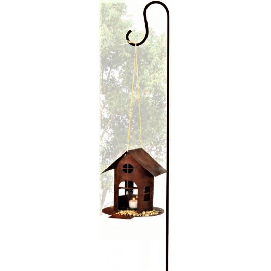 Rost Gartenstecker mit Haken Höhe 180 cm günstig online kaufen