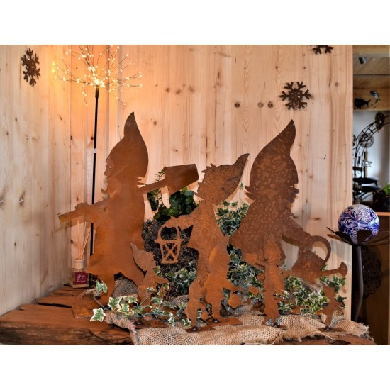 Edelrost Gartenzwerge Stimmungsbild- Deutschland Gartenzwerg, Gartenzwerg modern, Gartenzwerg Design, Gartenzwerg kaufen