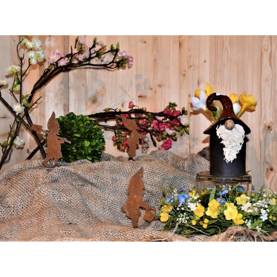 Edelrost Gartenzwerge Stimmungsbild- Deutschland Gartenzwerg, Gartenzwerg modern, Gartenzwerg Design, Gartenzwerg kaufen