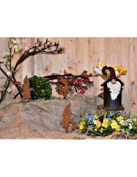 Edelrost Gartenzwerge Stimmungsbild- Deutschland Gartenzwerg, Gartenzwerg modern, Gartenzwerg Design, Gartenzwerg kaufen