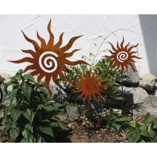 Garternstecker Sonne mit Symbol des ewigen Lebens